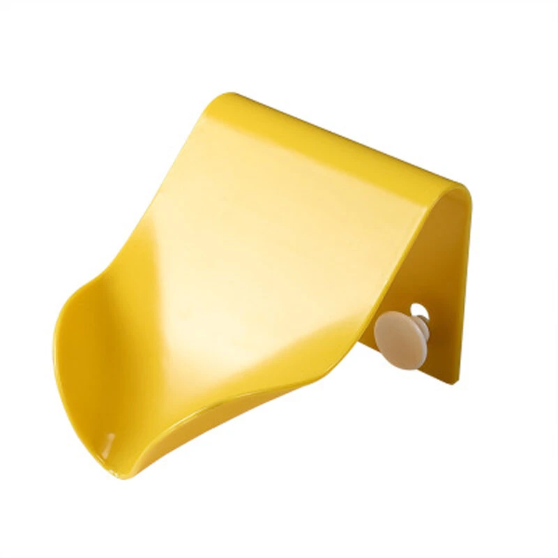 Wall-mounted soap dish plastic self-adhesive shaped soap tray rack container bathroom accessories