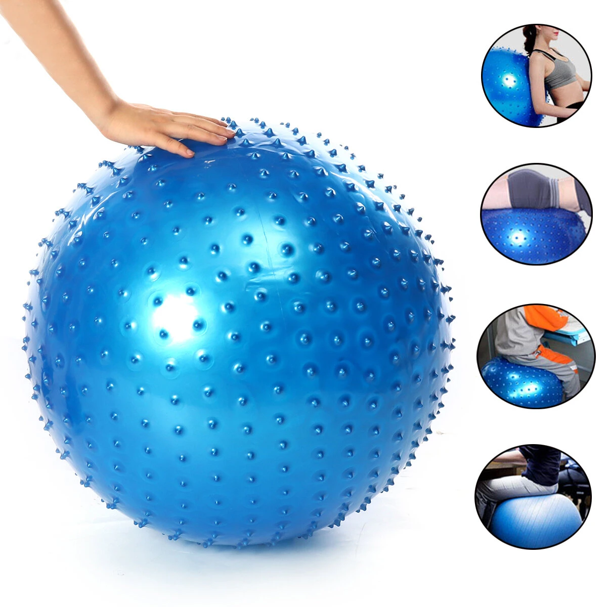 PVC Exercise Ball Anti Burst Professional Massage Inflatable Balance Control Pilates Yoga Ball
