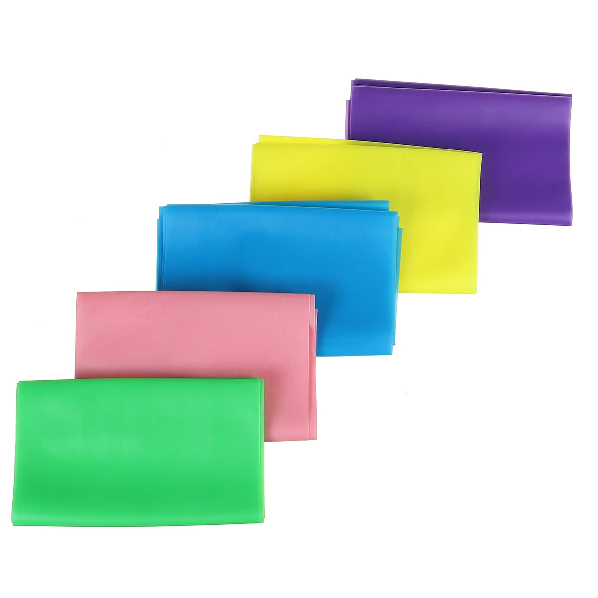 1.5m Yoga Resistance Bands Fitness Pilates Flexbands Gym Training Workout Stretch Belt