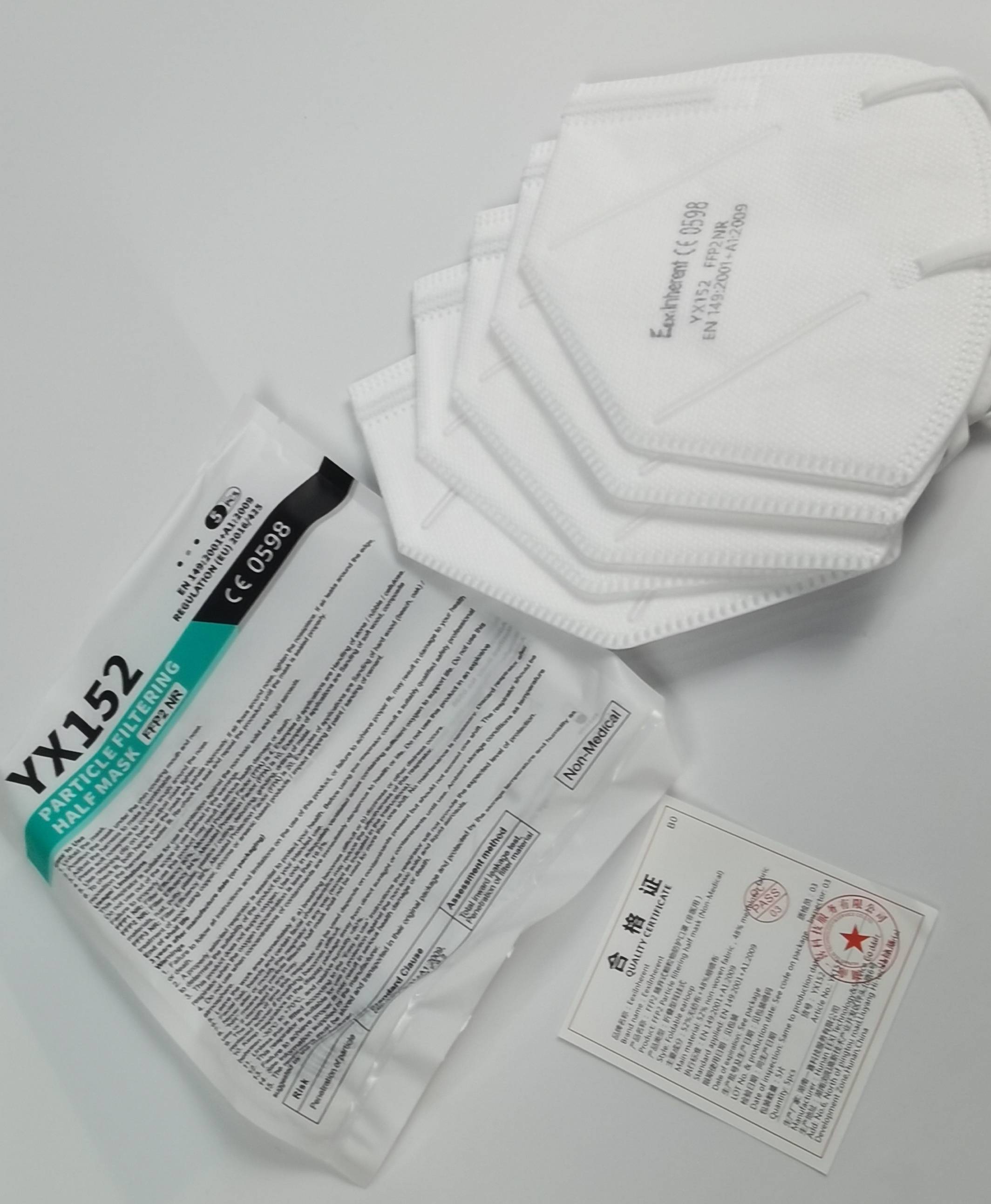 20 PCS YX152 dust mask FFP2 particle protection mask