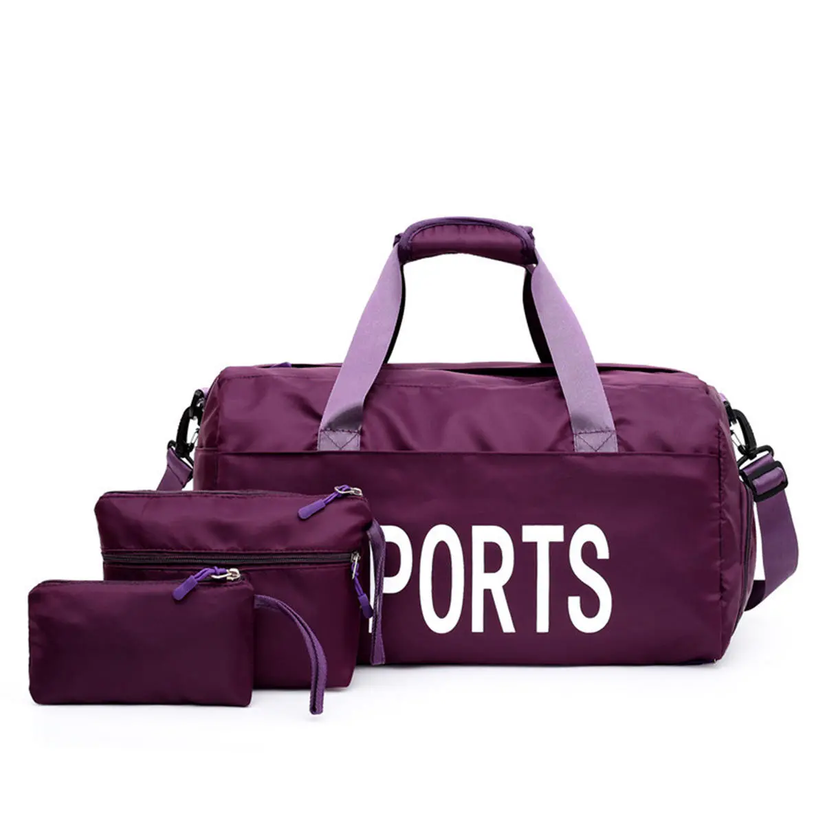 Waterproof Oxford Cloth Shoulder Bag Wet-dry Seperation Shoes Bag Fitness Yoga Handbag Travel