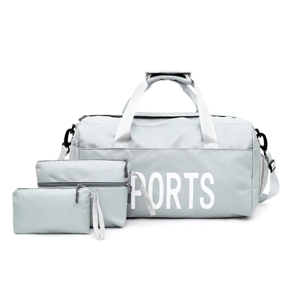 Waterproof Oxford Cloth Shoulder Bag Wet-dry Seperation Shoes Bag Fitness Yoga Handbag Travel