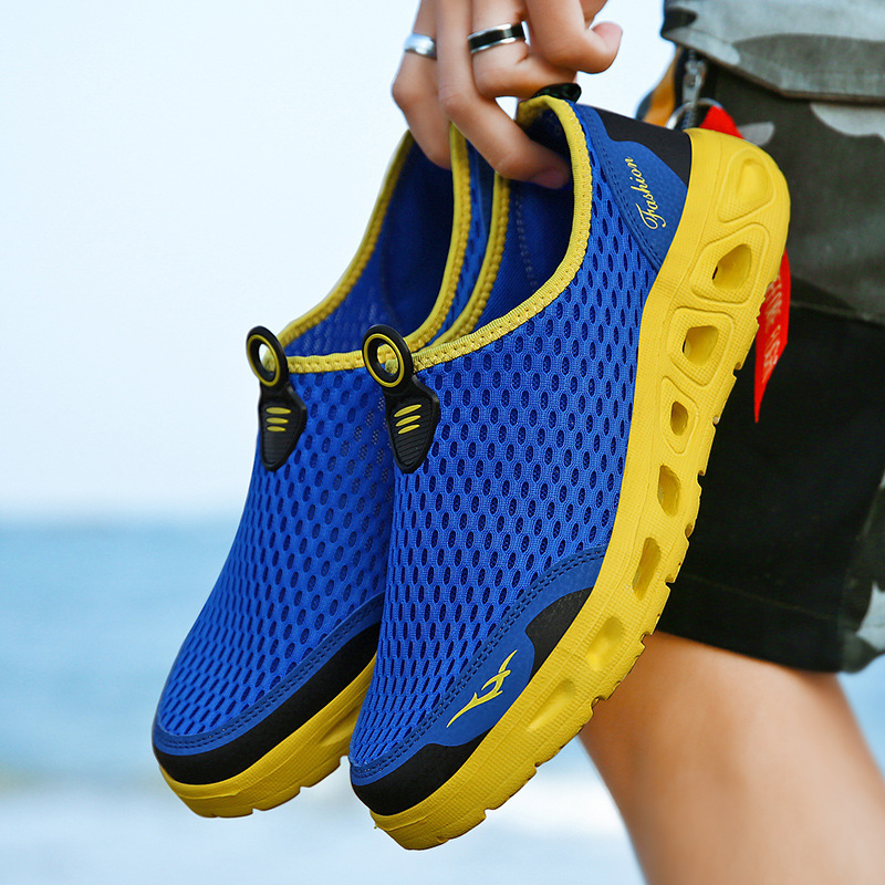 Lightweight Hollow Out Casual Sport Shoes In Mesh