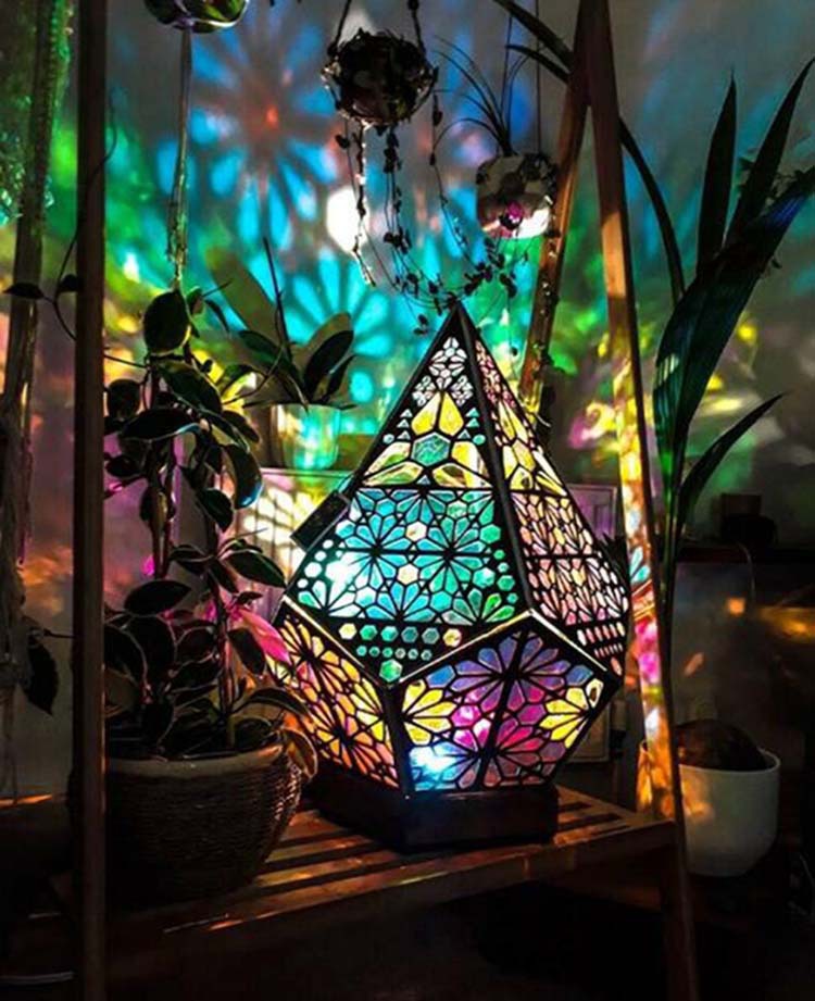 Bohemian projection lamp color polar starry sky creative fun holiday Christmas gift Halloween
