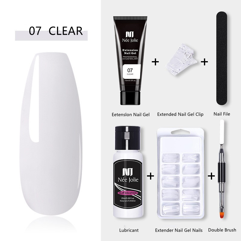 Gel Nail Polish Kit with Lamp 12 Colors Nail Polish Kit with 6W Nail Dryer Earthy Color