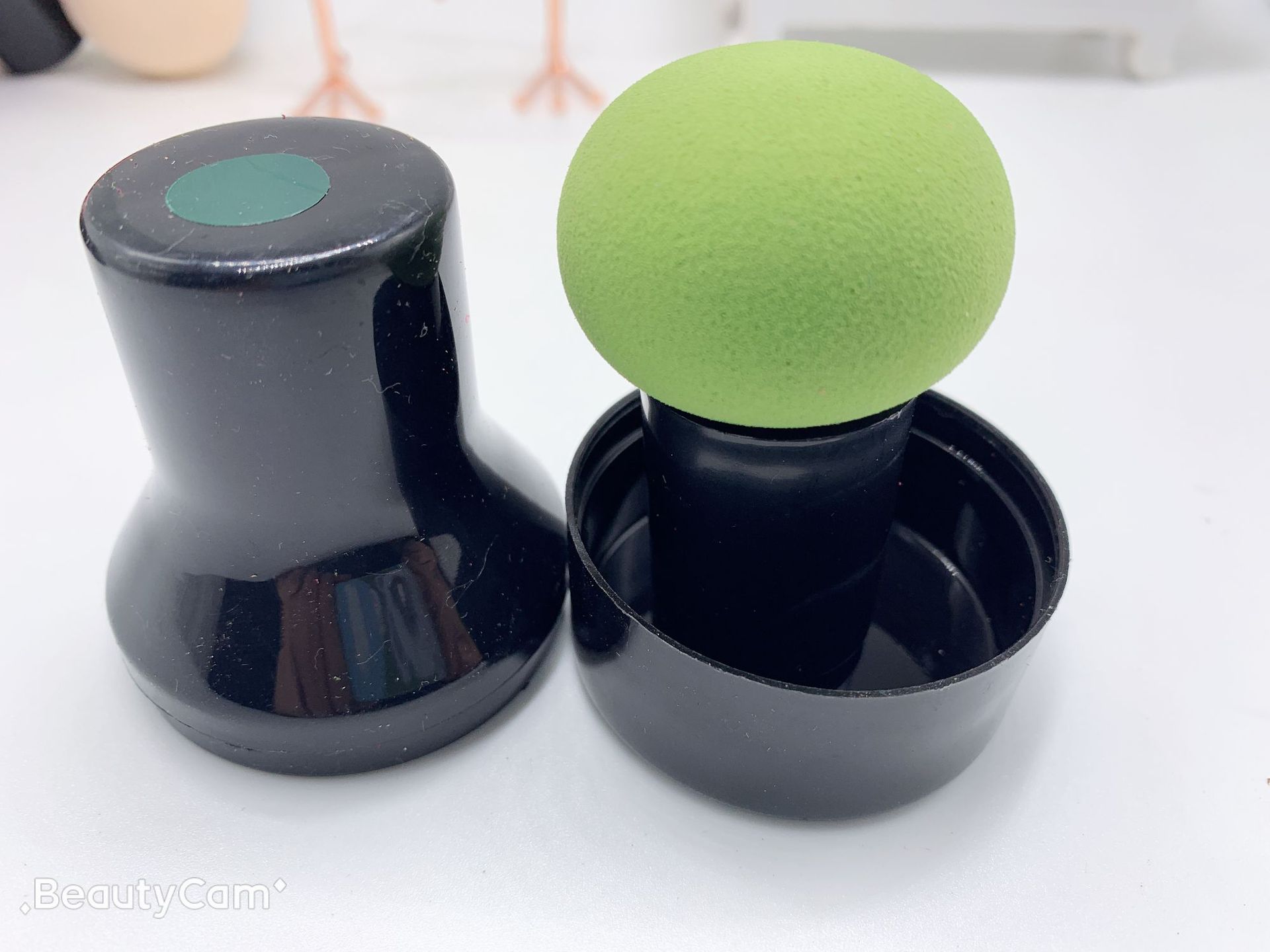 Mushroom Head Powder Puff Portable Wet&Dry Non-Latex Makeup Tools Microfiber Makeup Sponge
