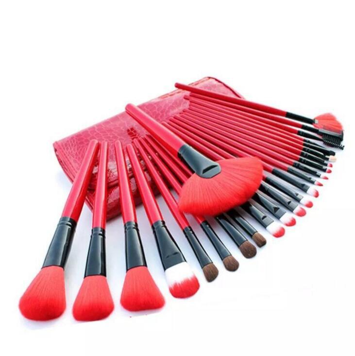 Wholesale 24Pcs Makeup Brush Setpink&Black Makeup Tool Makeup Brush Cosmetic Brushes