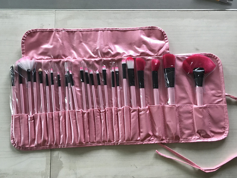Wholesale 24Pcs Makeup Brush Setpink&Black Makeup Tool Makeup Brush Cosmetic Brushes