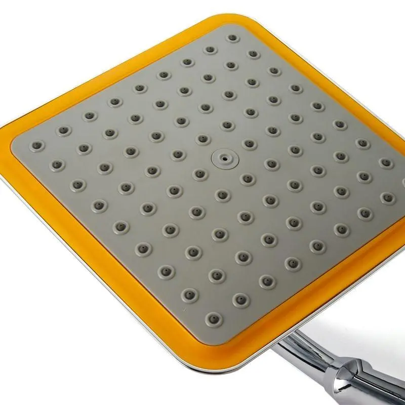 9 Inch Square Angle Bathroom Rainfall Pressurize Wall Mount Top Rainfall Shower Head