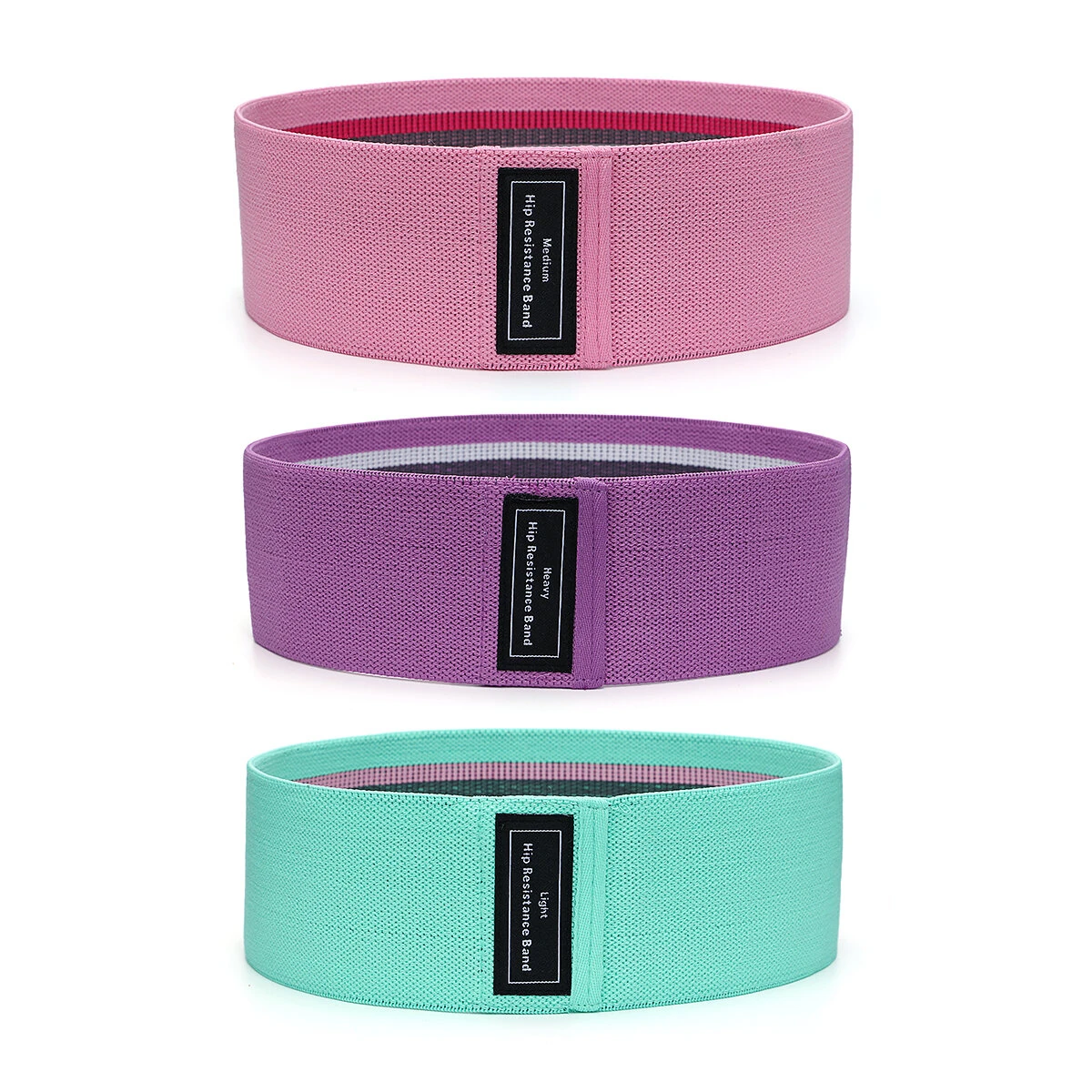 3PCS Resistance Loop Exercise Resistance Bands Elastic Pull Rope Latex Fitness Yoga Band