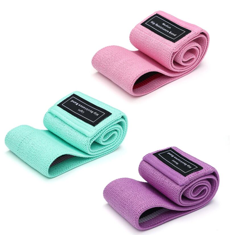 3PCS Resistance Loop Exercise Resistance Bands Elastic Pull Rope Latex Fitness Yoga Band