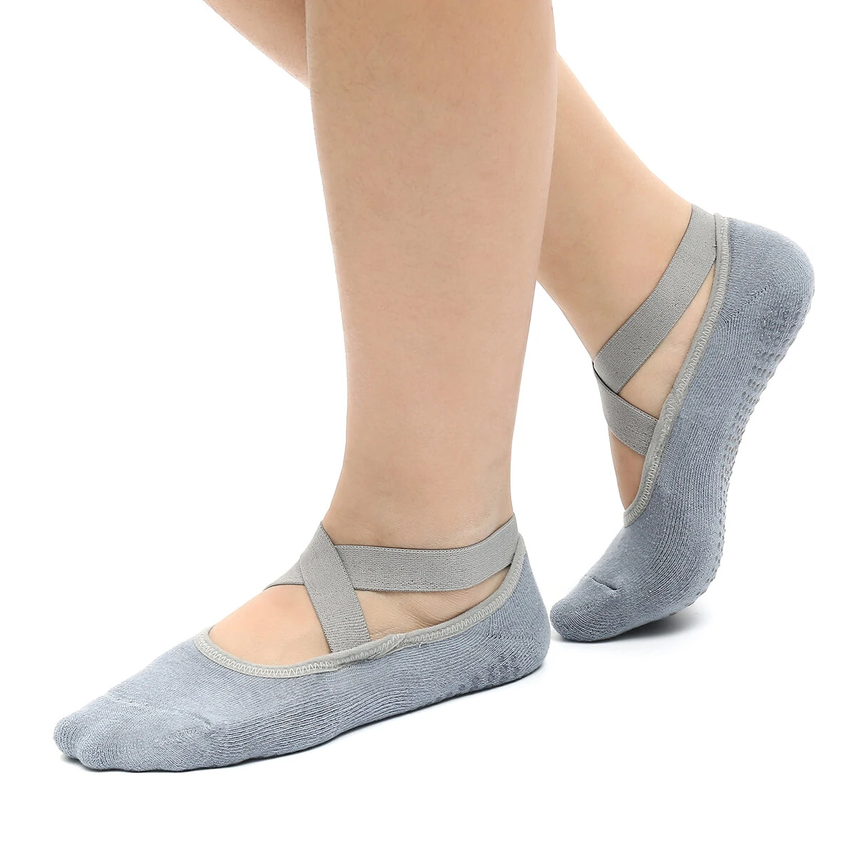 2PCS/3PCS Cross-strap Yoga Socks Non-slip and Breathable Suitable for Ballet Pilates Yoga for Female