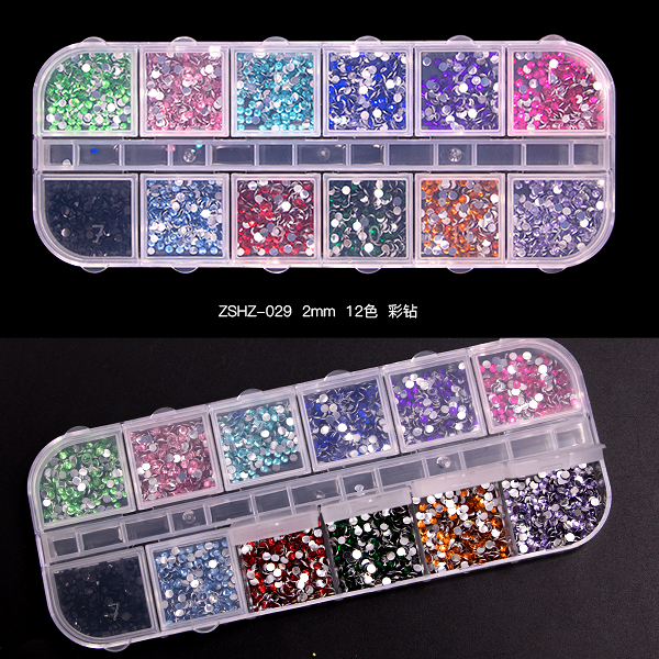 Nail Art Decoration Rhinestone Color Diamond And Pearl Mix Color Best Bling Glitter Crystal Nail Art